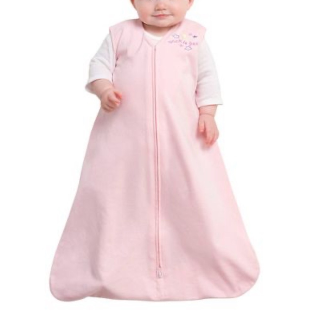 Halo Baby Girl’s Pink Micro Fleece Wearable Blanket Sleep Sack Sz Med (16-24 lb)